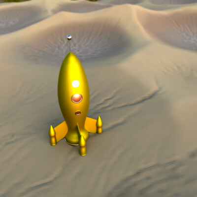 Rocket in Houdini.