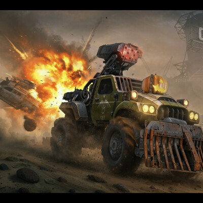 Crossout: пепел пустошей (фан-арт)