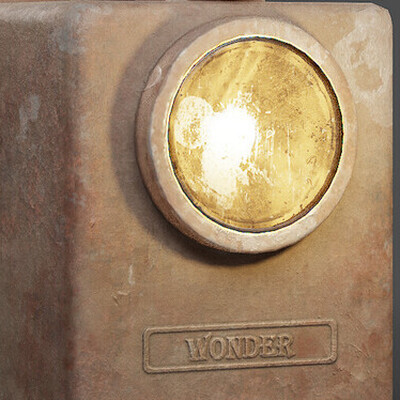 Переносной винтажный фонарь времен германии 1950х годов Wonder Lamp