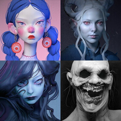 Nomad Sculpt портреты
