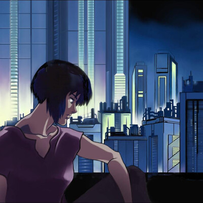 из мультфильма GHOST IN THE SHELL