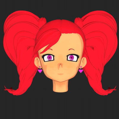 3D голова персонаж Manami Aiba
