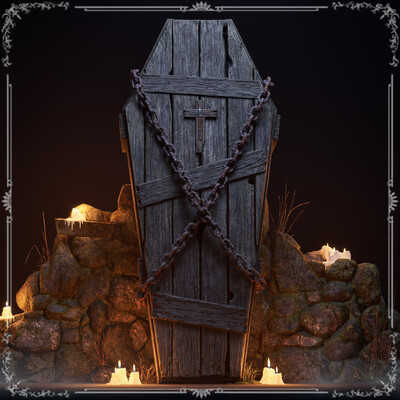 Dark Fantasy Coffin