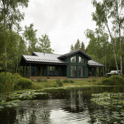 House by the river