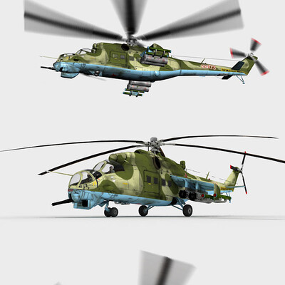 Ми-24(low-poly)