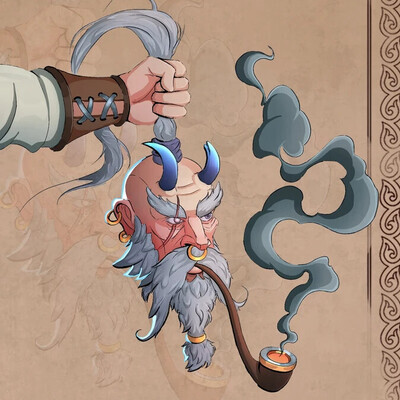 DnD Concept character: Cursed Ataman
