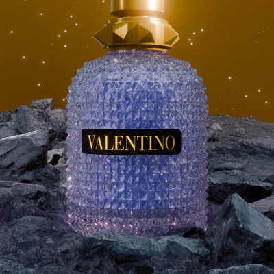 Парфюм Valentino продуктовый дизайн