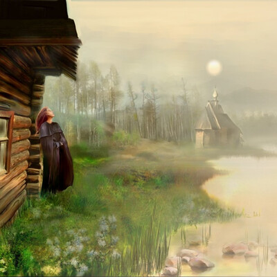 В скитах