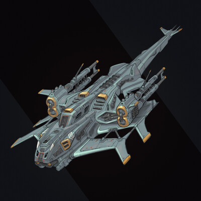 Серия sci-fi кораблей