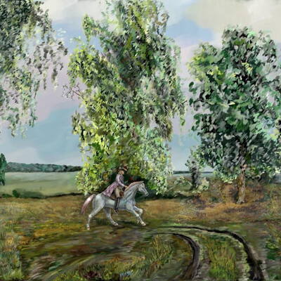 Всадник у КПП миров