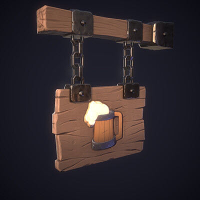Stylized Tavern Sign