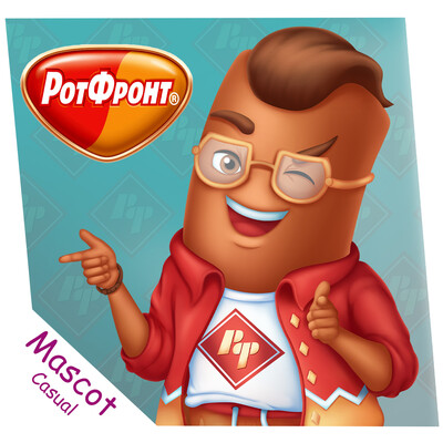 Маскот для "Рот Фронт". Бренд персонаж.