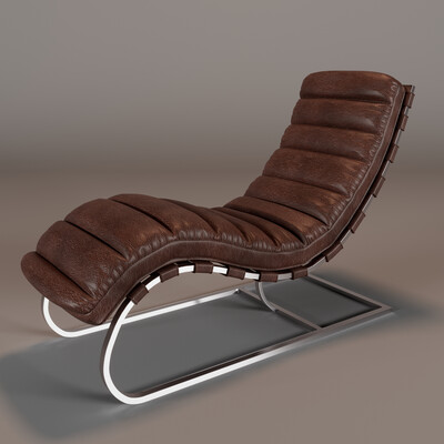 Modern Leather Lounge Chair