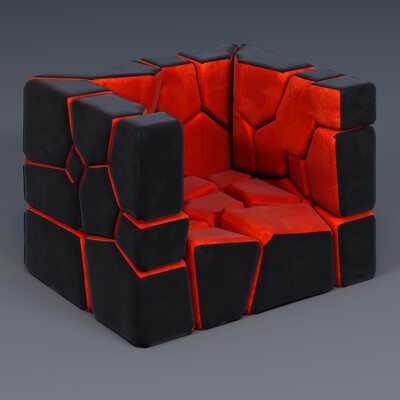 Vuzzle Chair by Christopher Daniel — High-Poly Voronoi Modeling