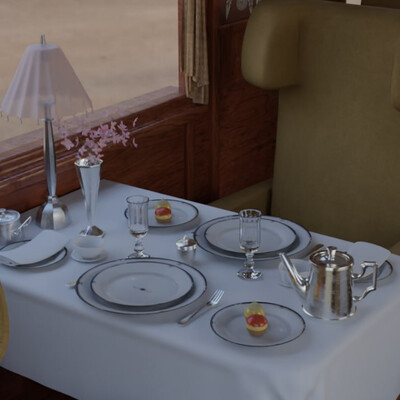 Dining Car Interior
