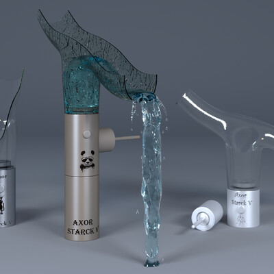 Axor Starck V by Philippe Starck — High-Poly