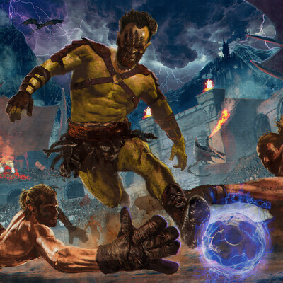 Deep dark fantasy footbal
