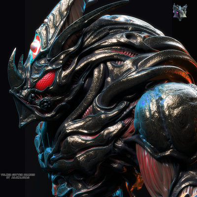 Volker Guyver Zoanoid Fan Art STL