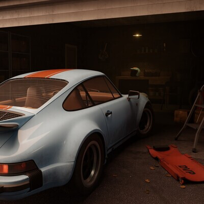 Porsche 930 1975 (remaster)