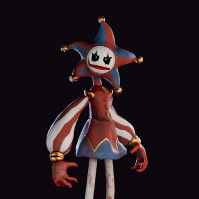Dark Carnival Jester — Game-Ready Персонаж & Анимация