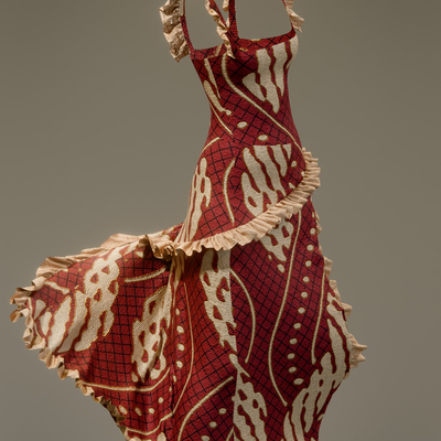 Stylized Ruffled Gown