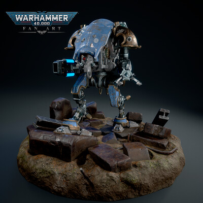 Рыцарь Мойракс Ультрамаринов WH40k