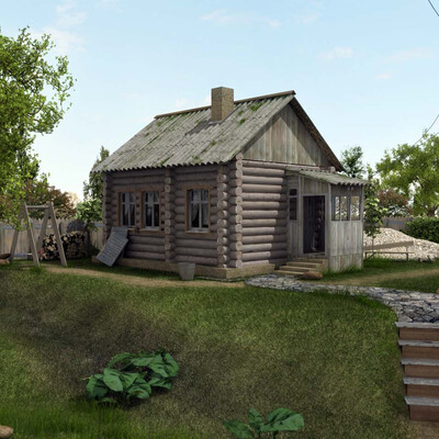Деревенский дворик 2