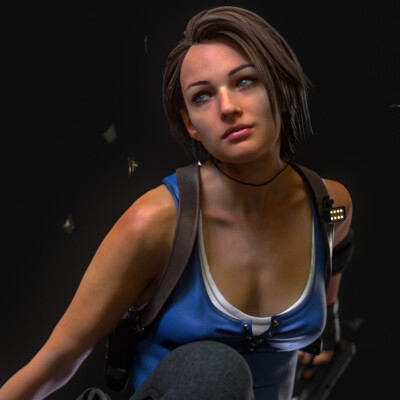 Джилл Валентайн | Jill Valentine | 3D | Fan art