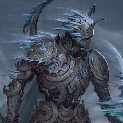 Frozen golem