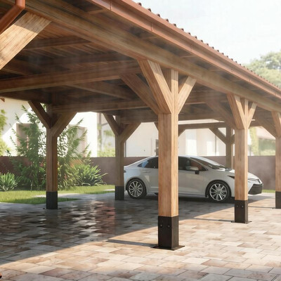 Навес для автомобиля / Private carport