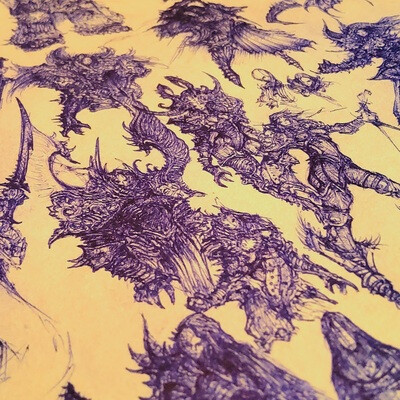 Traditional sketch 8