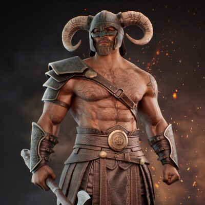 Viking Game Ready Character