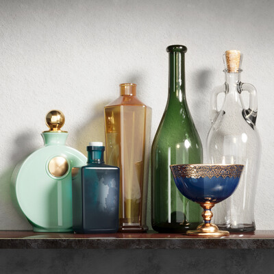 Bottle still life