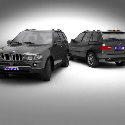 Черный бумер (BMW X5)