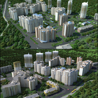 Очередной Микрорайончик. Киев.