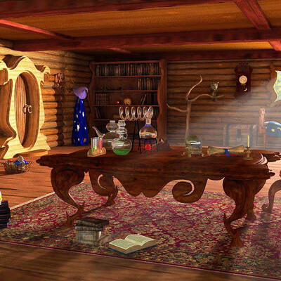 хижина волшебника