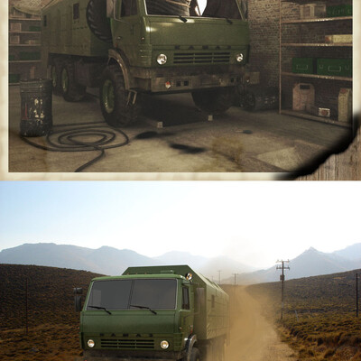 Военный Камаз